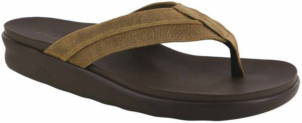 SAS Escape Stampede Flip-Flop Comfort Thong Sandal 10 W - Wide